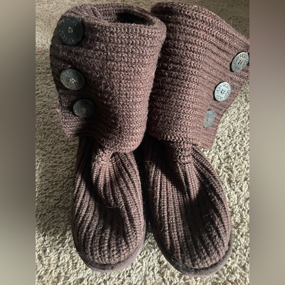 UGG Brown Womens Classic Cardy